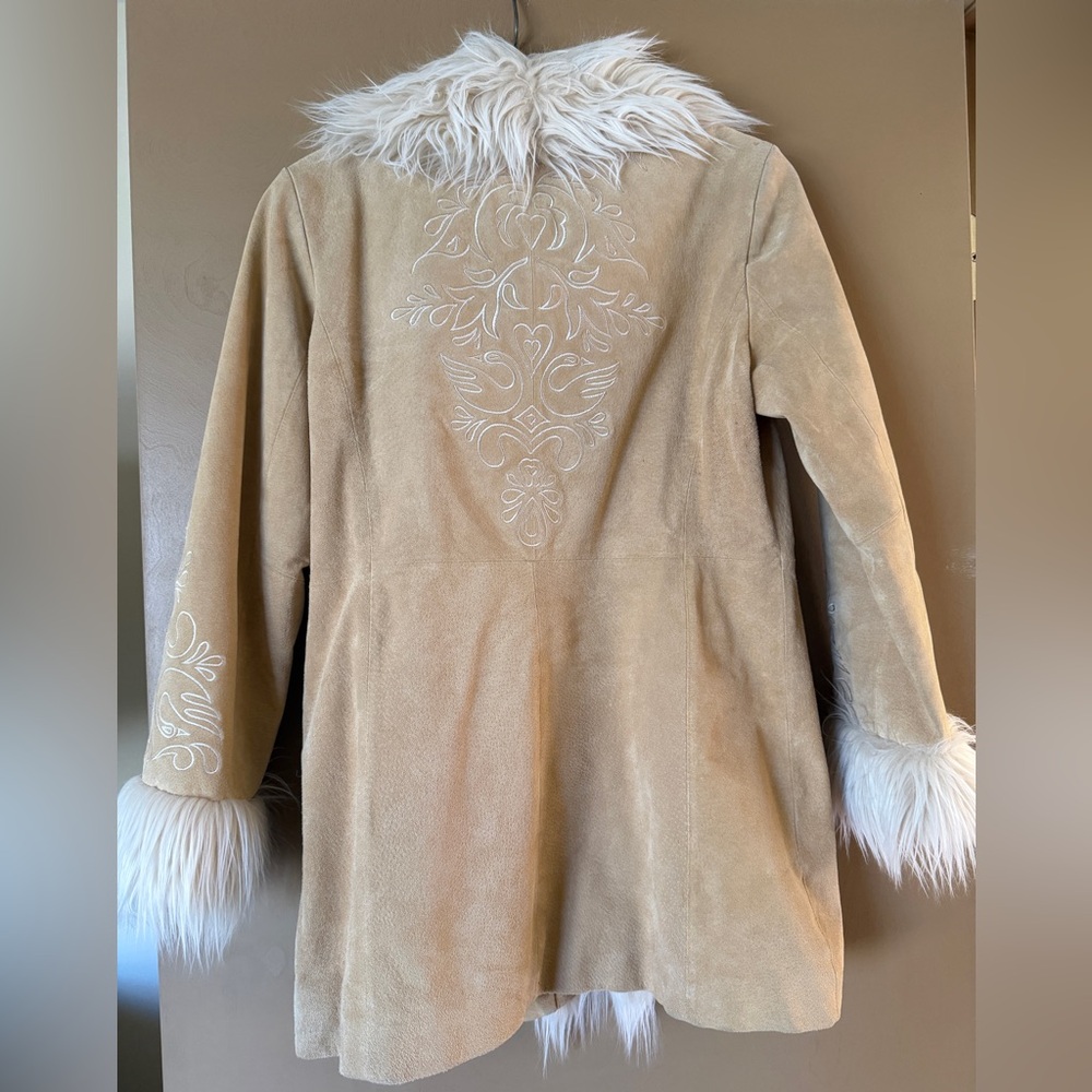Mixit 100% Suede Penny Lane Coat - Picture 5 of 11